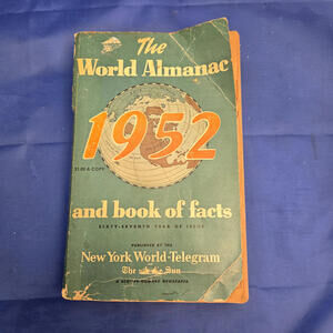 The World Almanac and Book of Facts 1952 New‎ York World-Telegram